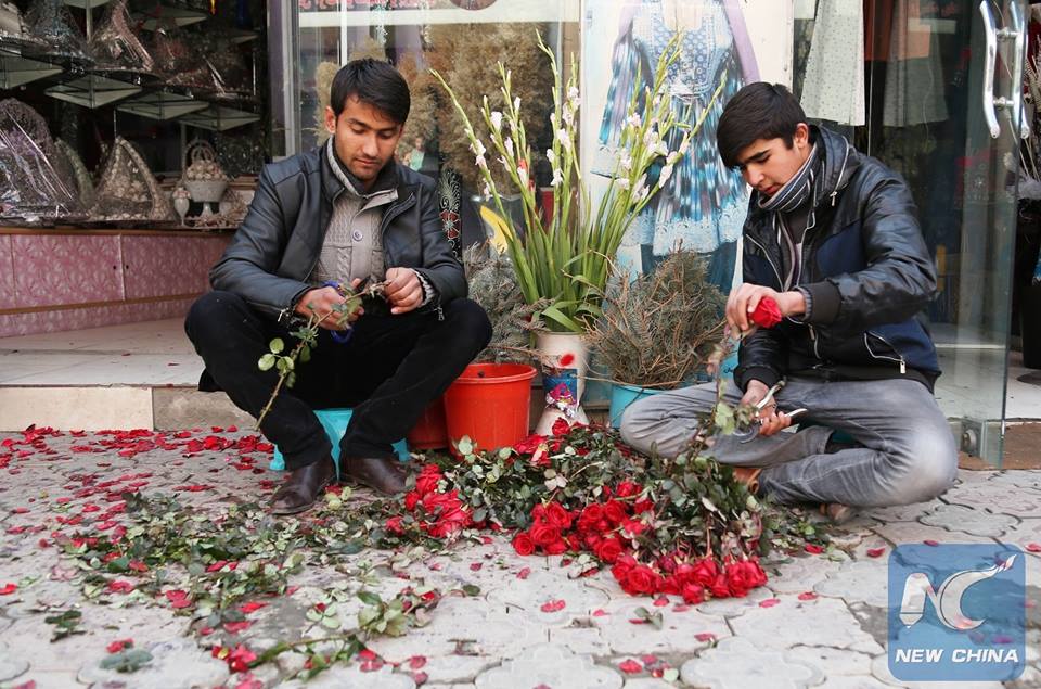 Afghans Celebrate Valentine's Day